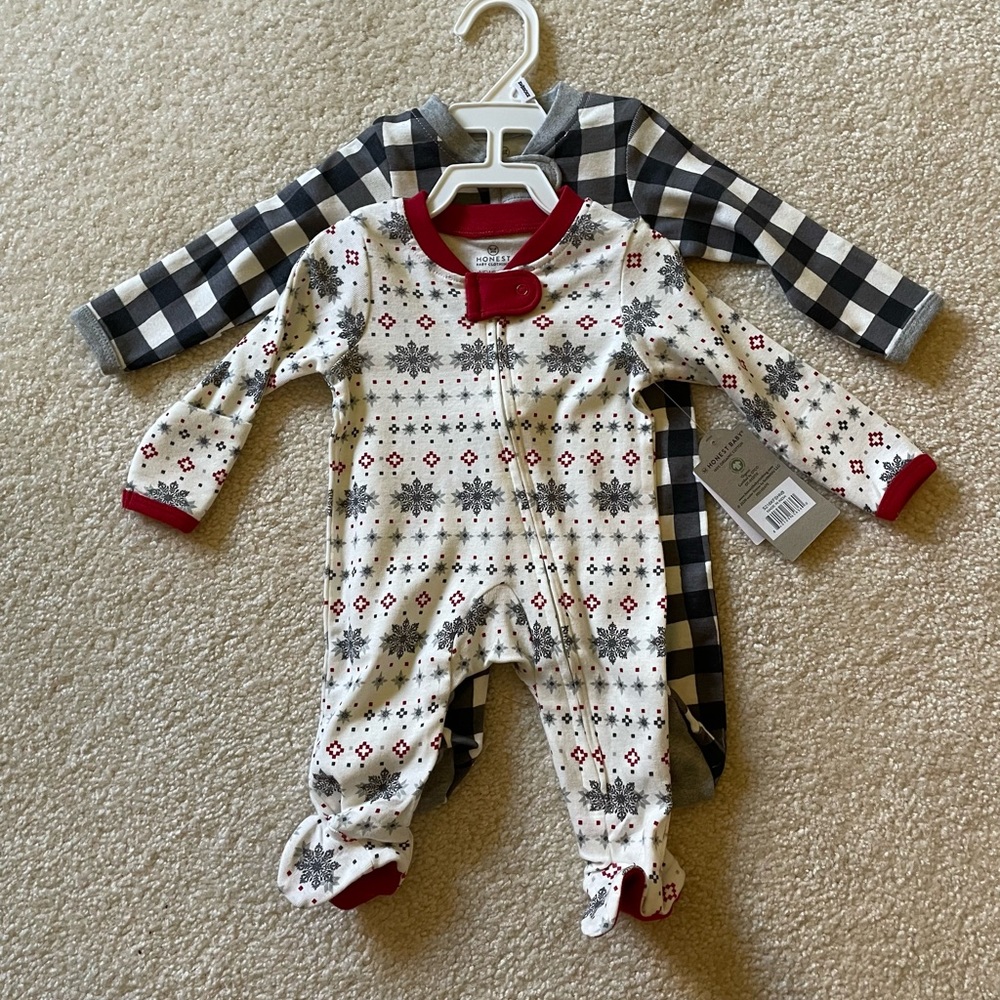 Honest baby sleepers 2Pack newborn NWT
